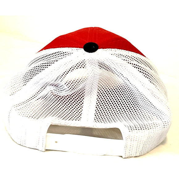 Vintage Trucker Hat NFL Kansas City Chiefs Snap Back Cap Mesh Bangladesh Red - Picture 4 of 10